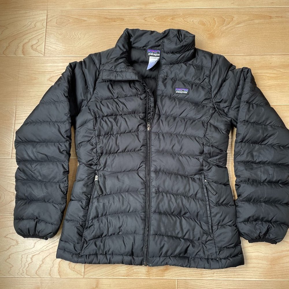 Patagonia Feather Down Girls OG Puffer Jacket Size YOUTH LARGE